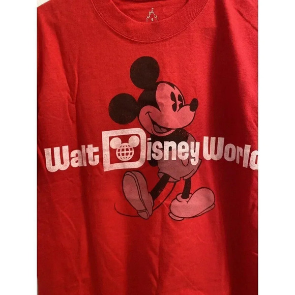 WALT DISNEY WORLD -DISNEY PARKS - MICKEY MOUSE T SHIRT - SMALL - NWT - MSRP $ 22 - Picture 3 of 14